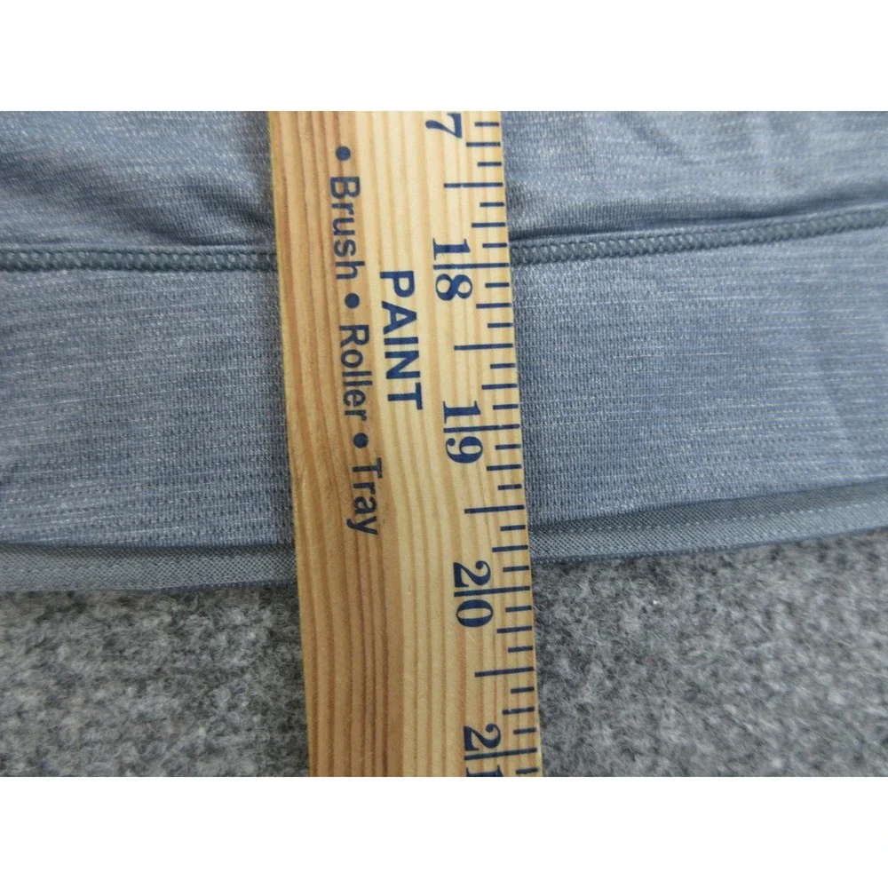 Lululemon Tank Top Womens Medium Gray High Neck Cropped Athletic Gym Relaxed